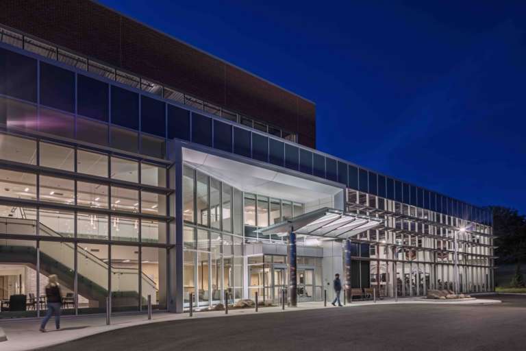 Mary Rutan Hospital, New Health Center - Marker, Inc.